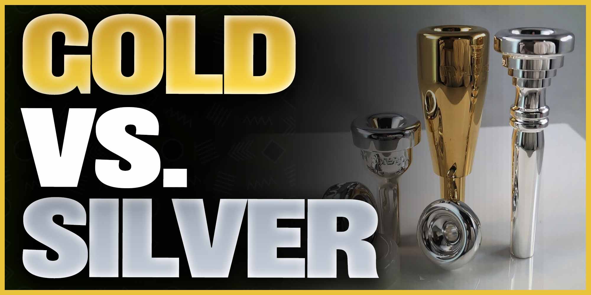 Gold Vs. Silver Trumpet Mouthpiece